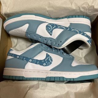 nike wmns dunk low ess blue paisley 26.5cm