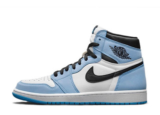 Nike Air Jordan 1 Retro High Og Ho Wight/University Snubbull Black 555088-134 30cm