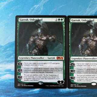 MTG 2枚 解き放たれた者、ガラク