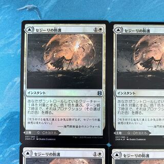 MTG foil×2 非foil×2 セジーリの防護