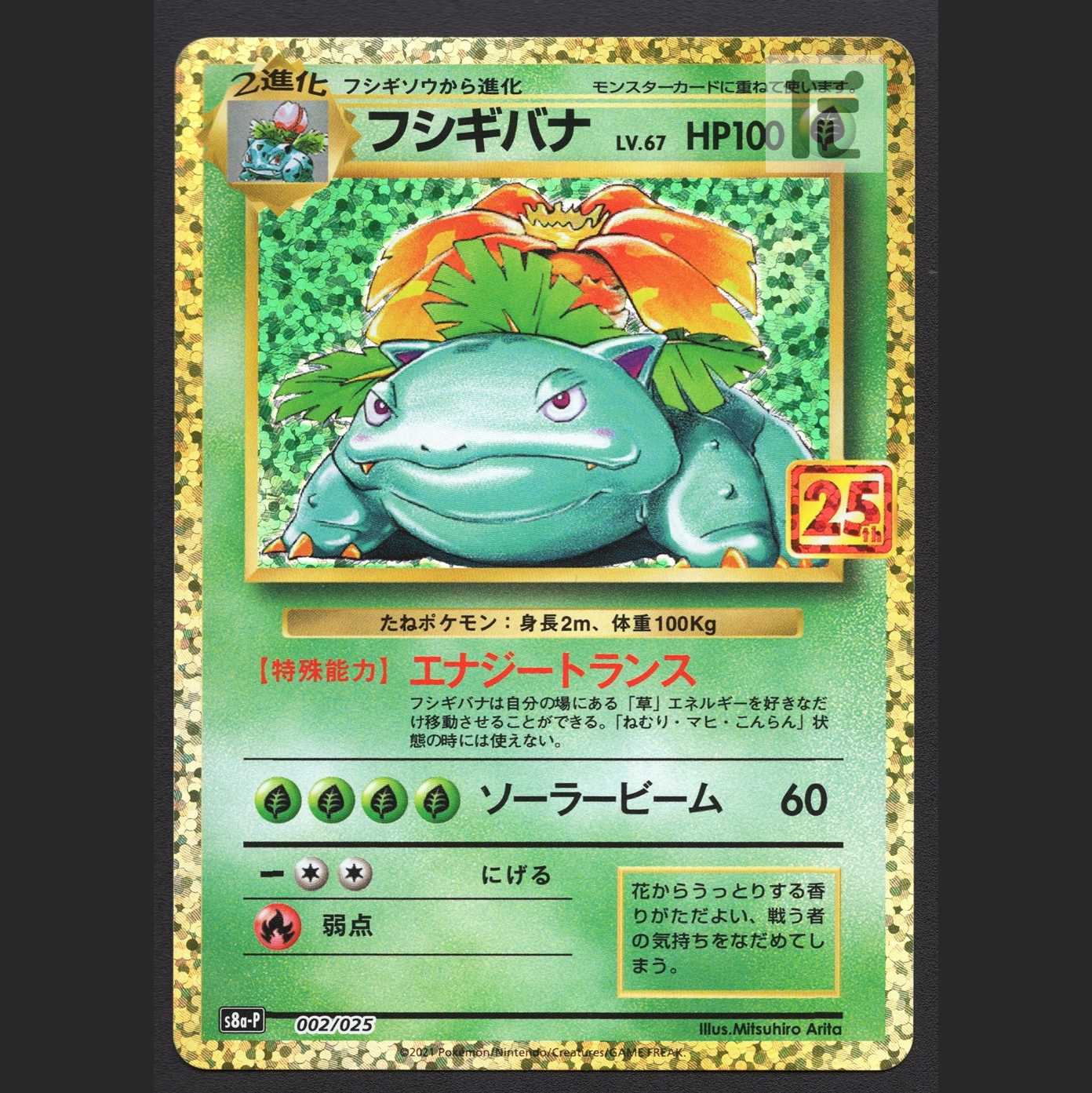 フシギバナ LV.67【ニア】プロモ 25th/管理:MP6090