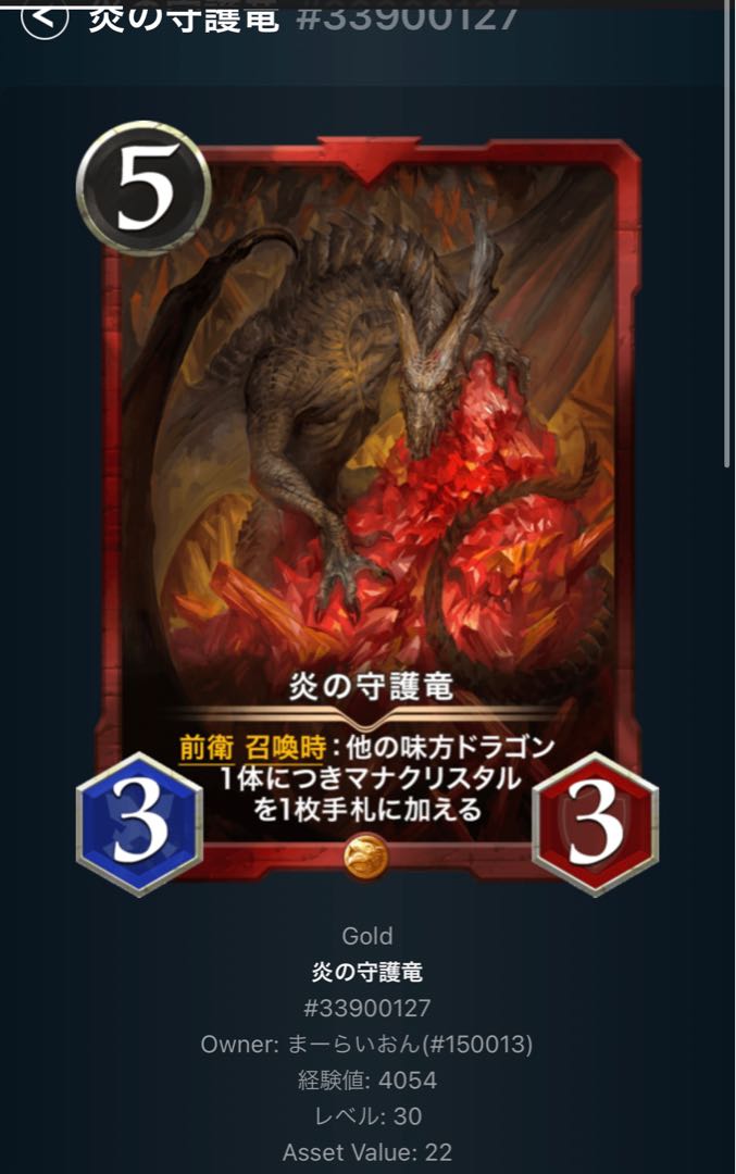 炎の守護龍 2枚 スピ有り