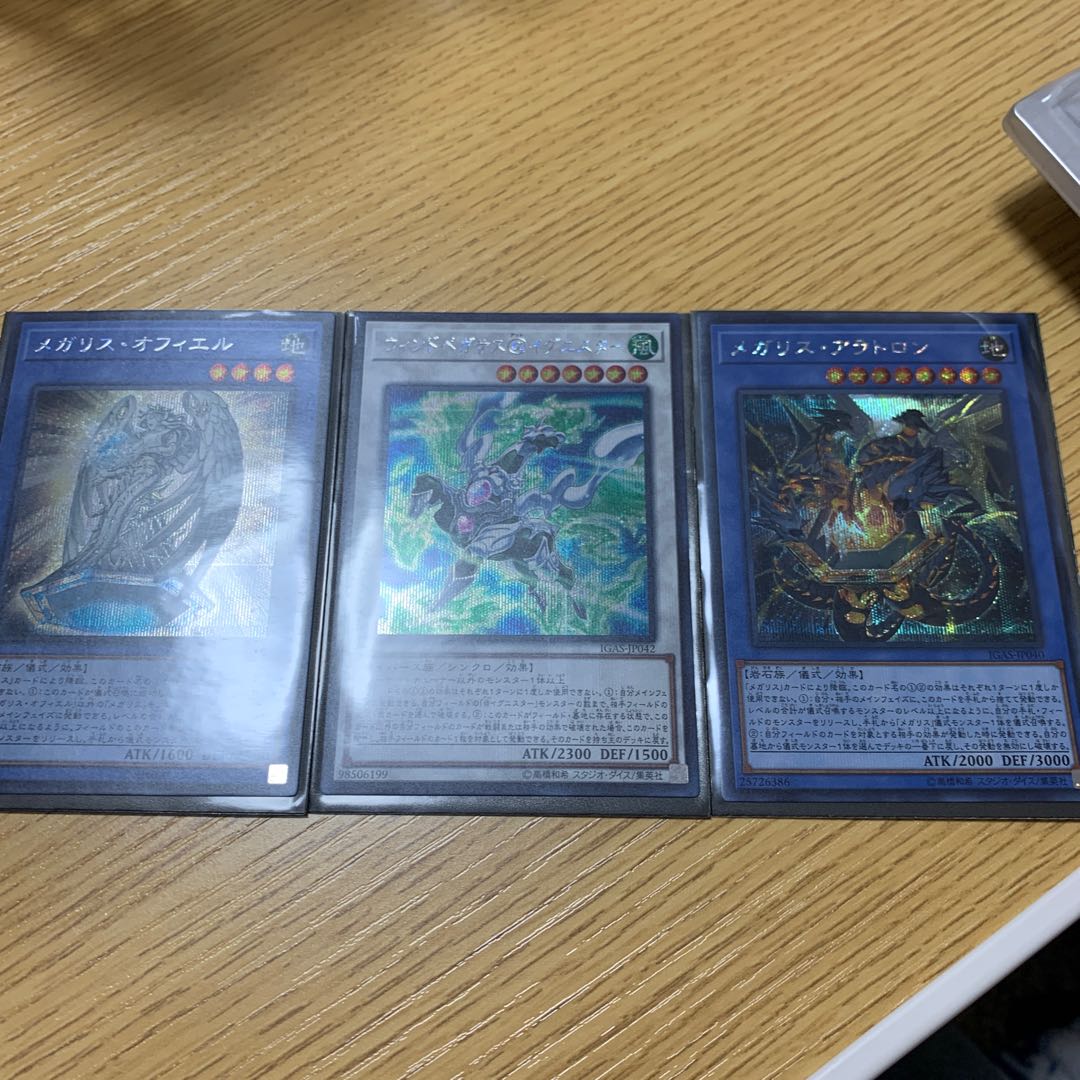 メガリスオフィエル　ウィンドベガサスイグニスター　メガリスアラトロン　シク