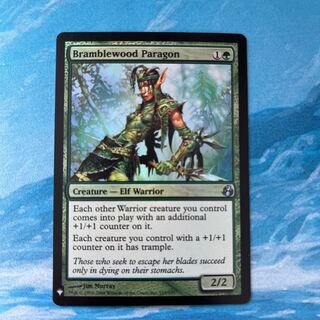 MTG foil Bramblewood Paragon