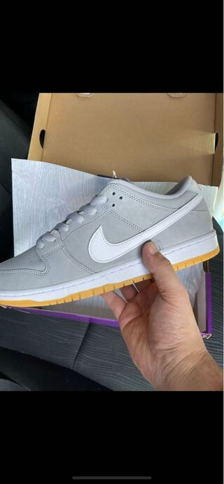 Nike SB Dunk Low Pro ISO Wolf Grey Gum 28cm