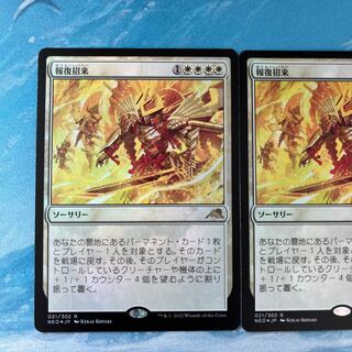 MTG foil 2枚 報復招来