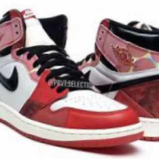 ナイキ エアジョーダン1 ハイ OG SP "ネクストチャプター/スパイダーマン: アクロス ザ スパイダーバース" レッド/ブラック/ホワイト DV1748-601 25cm