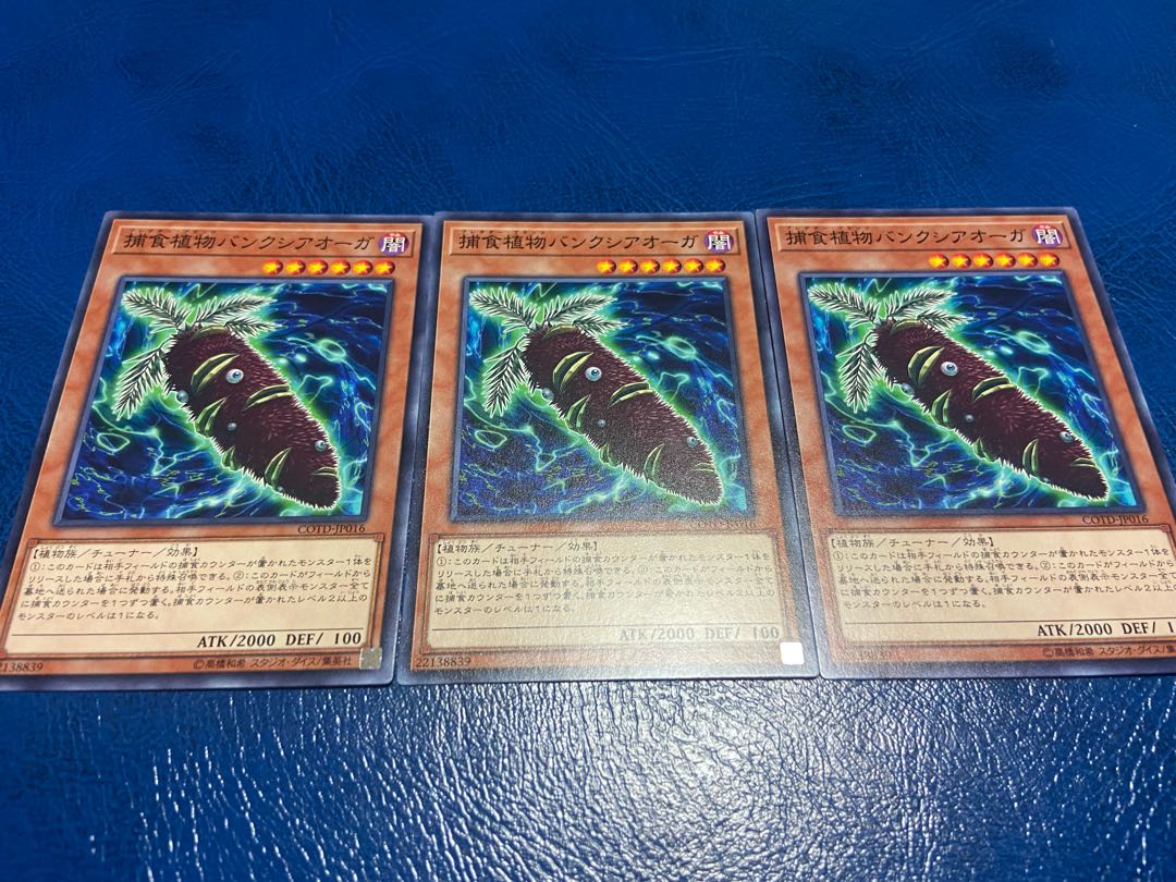 【TAKUMI】捕食植物パンクシアオーガ ノーマル 3枚　あ-478