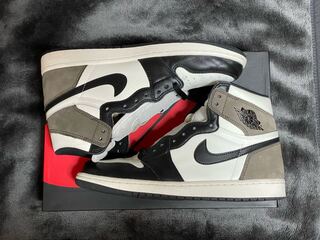 Nike Air Jordan 1 Retro High Og "Mocha" Sail/Dark Mocha Black Black 555088-105 28cm