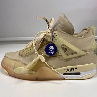 Off Ho Wight x Nike Women's Air Jordan 4 Retro Sp Sail/Muslinho Wight Black CV9388-100 27cm