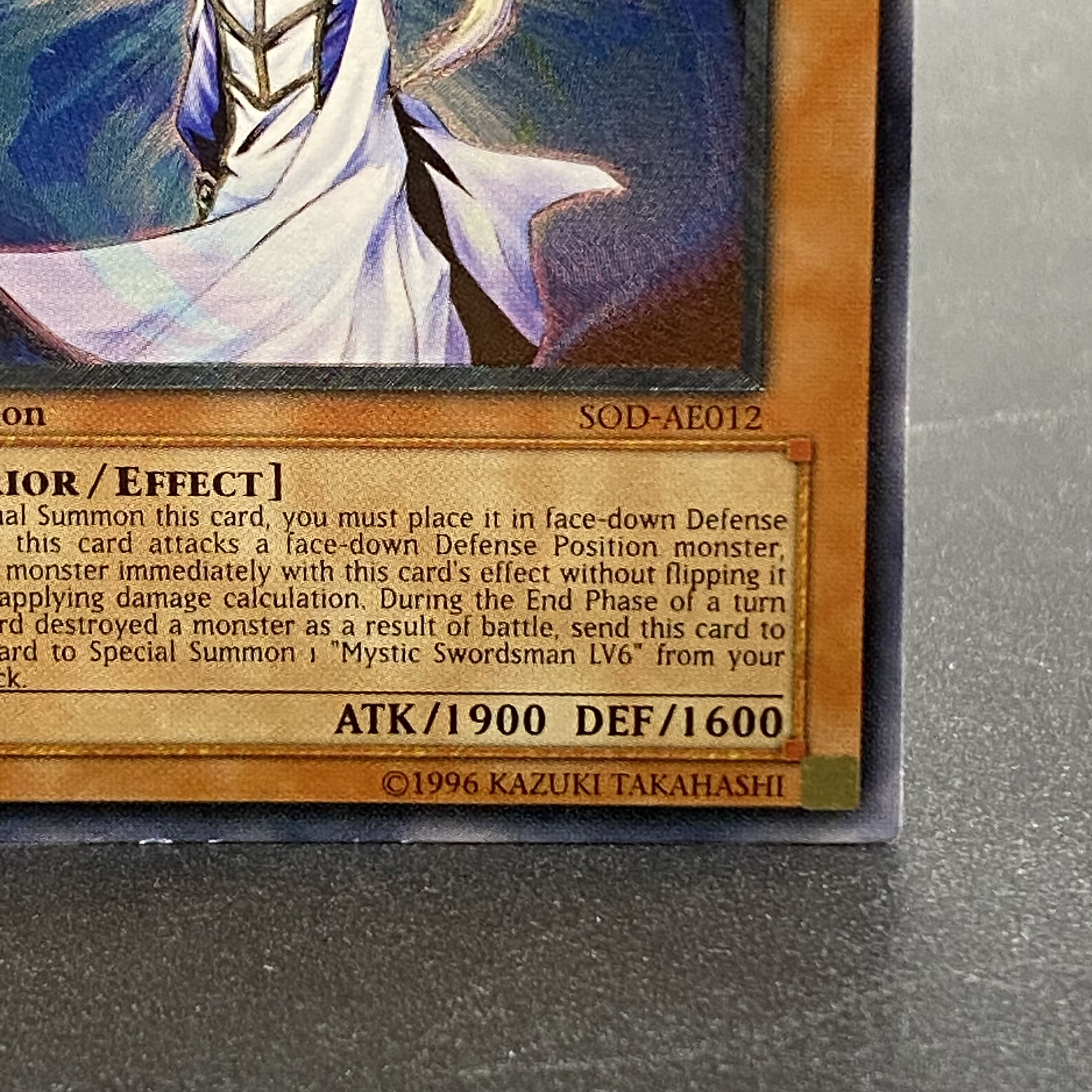 Asian Edition Mystic Swordsman LV4 Relief 1ED SOD-AE012