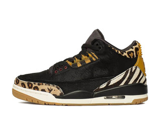 Nike Air Jordan 3 Se "Animal" Black/Multi Color Dark Mocarope CK4344-002 25.5cm