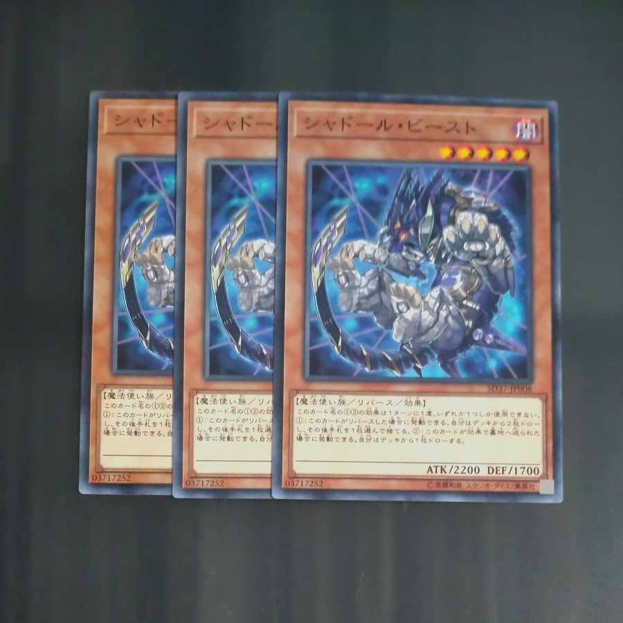 Shaddoll Beast Normal JP008✕3 [Mokurindo