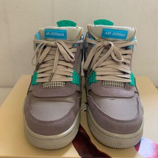 ユニオン × ナイキ エアジョーダン4 SP "トープヘイズ" トープヘイズ/ブルーフューリー/カーキ/ローマグリーン DJ5718-242 27cm