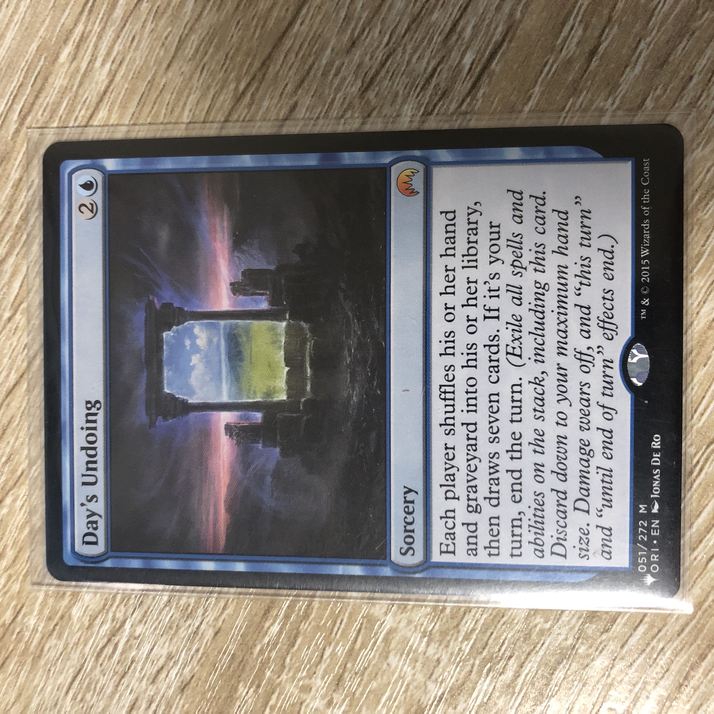 一日のやり直し 神話レア 51/272 1枚