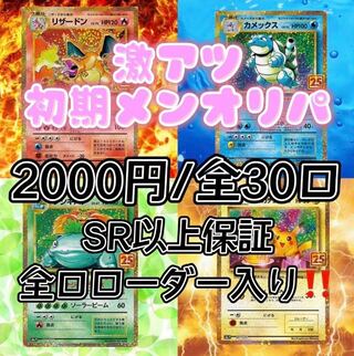 たつやん様専用2口初期メンオリパ