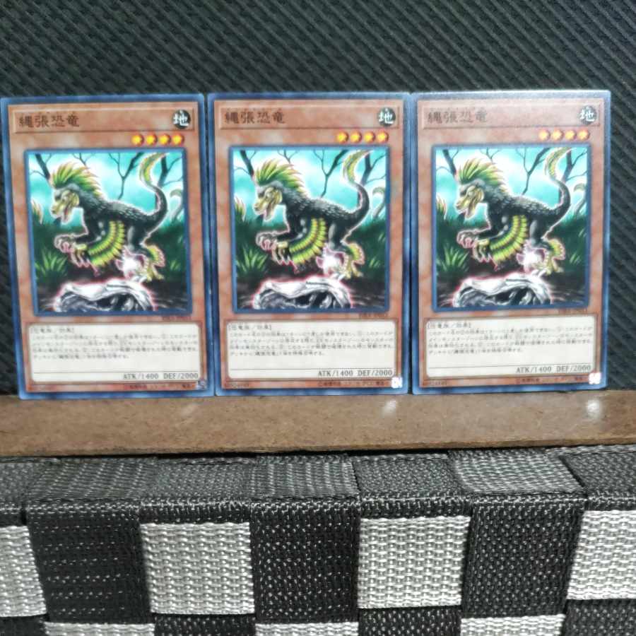 【ぽぽたん】遊戯王 3964 縄張恐竜 3枚 ノーマル