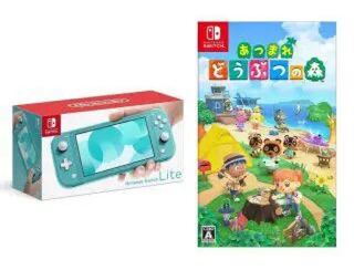ニンテンドースイッチライト　ターコイズ　あつまれどうぶつの森　セット