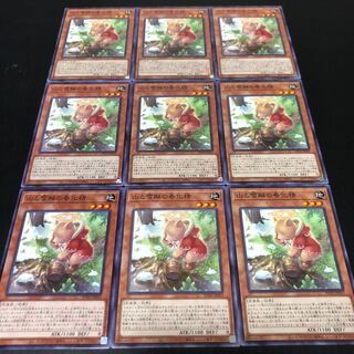 0190 Yu-Gi-Oh! Mountain and the Snow Melt Shunka Seijin, set of 9, ready for immediate purchase.