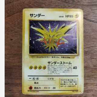Old Back Zapdos Pokémon Cards
 1枚