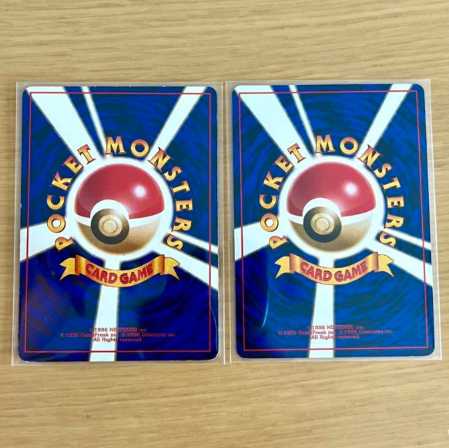 ポケモンカード 旧裏 サンダー、ファイヤー うずまきホロ