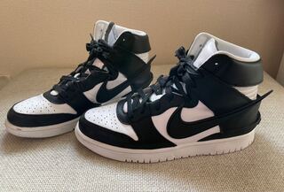 アンブッシュ × ナイキ ダンク ハイ ホワイト/ブラックスプルース オーラ 27cm