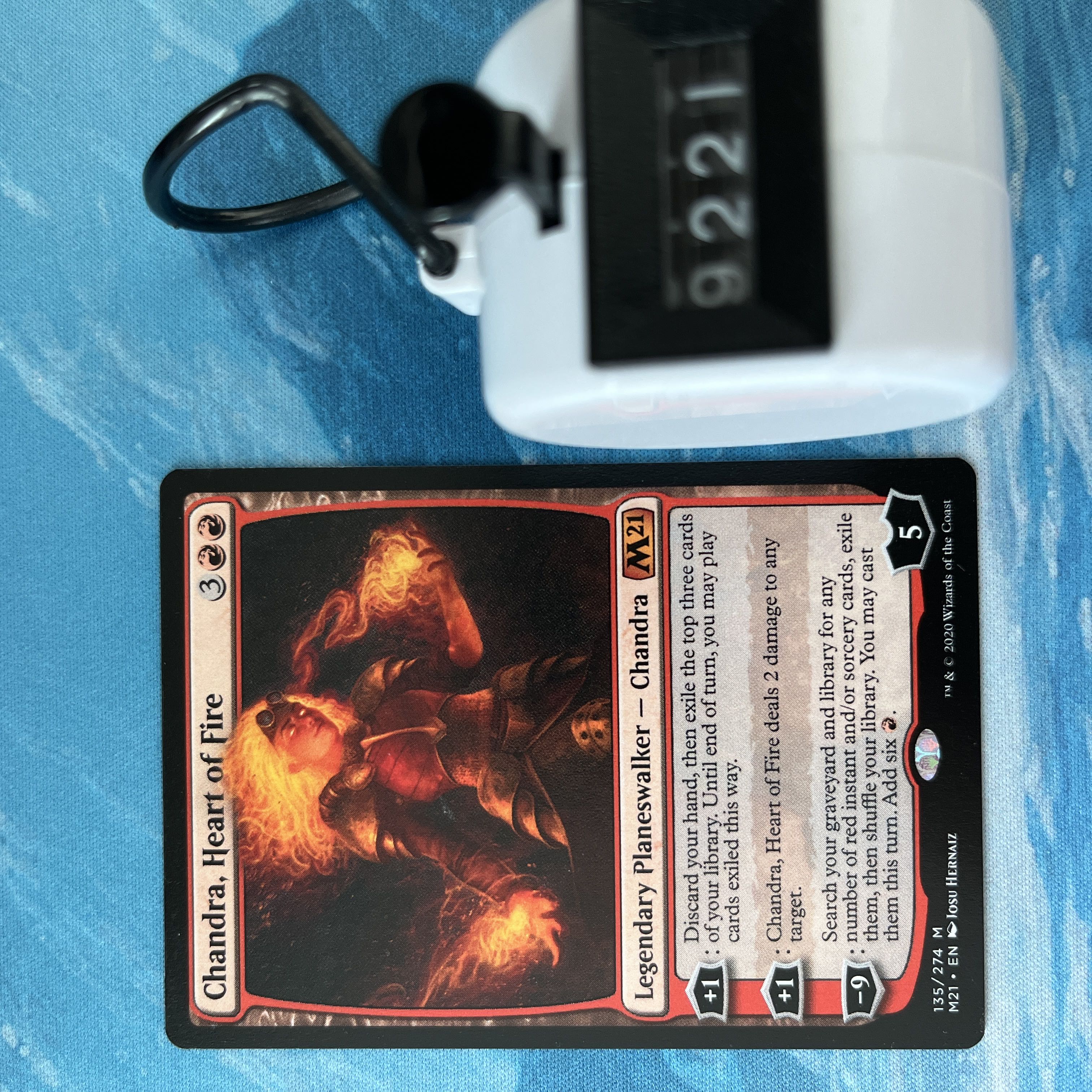 MTG 4枚 炎の心、チャンドラ