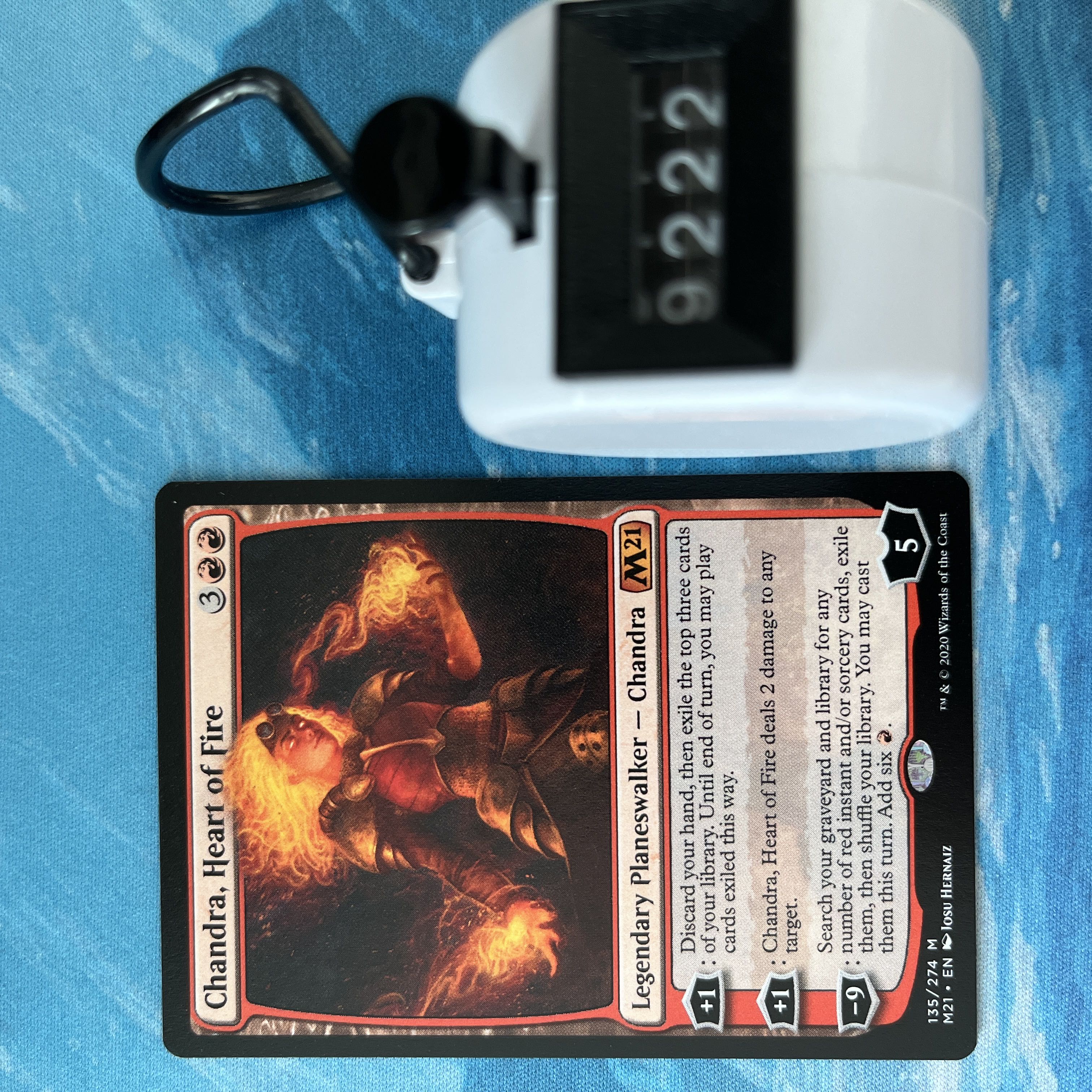 MTG 4枚 炎の心、チャンドラ