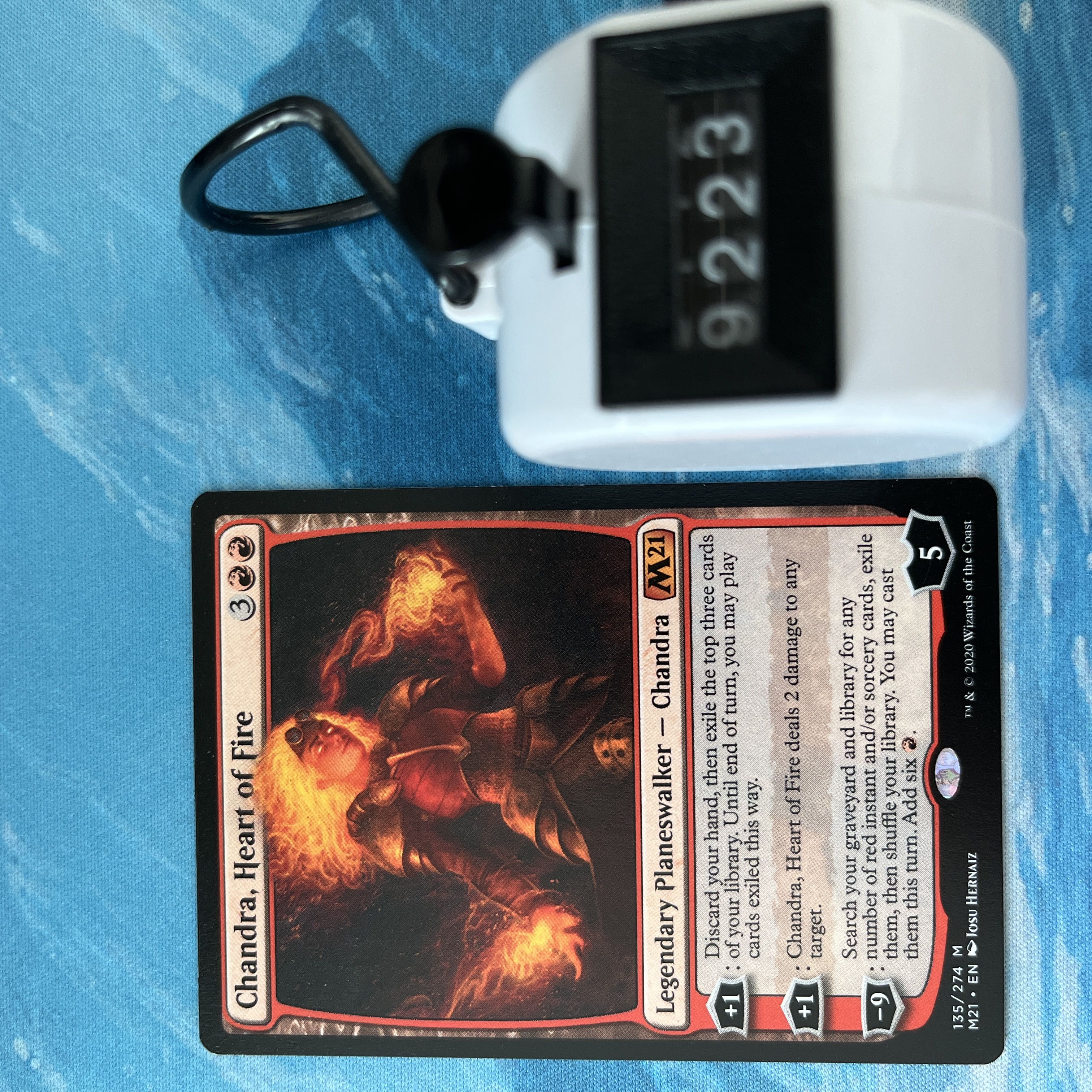 MTG 4枚 炎の心、チャンドラ