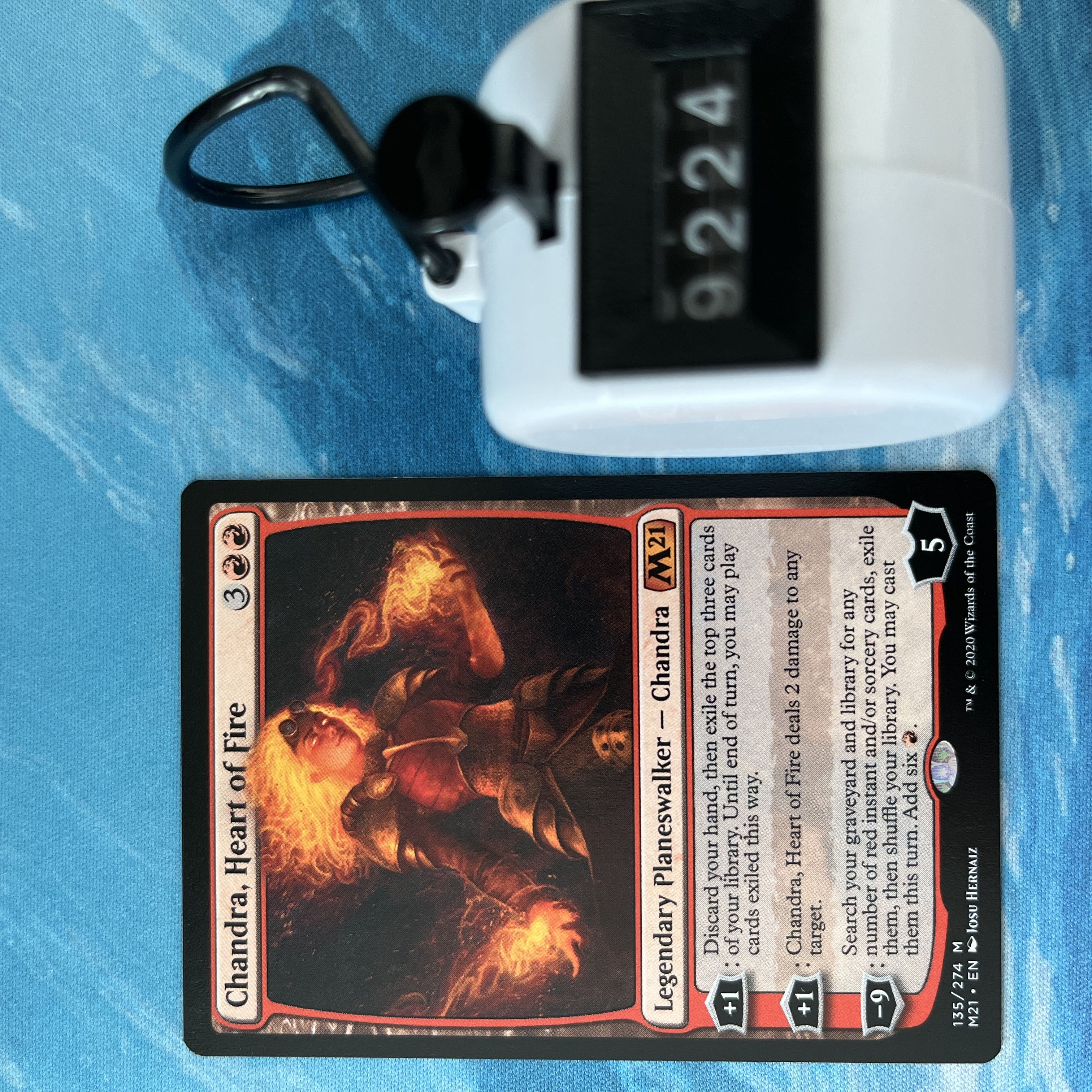 MTG 4枚 炎の心、チャンドラ