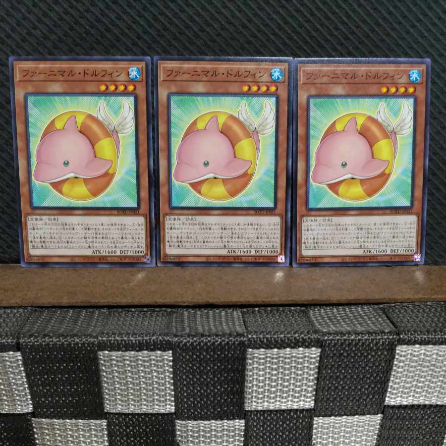 【ぽぽたん】遊戯王  3386  ファーニマル・ドルフィン  ノーマル  ３枚