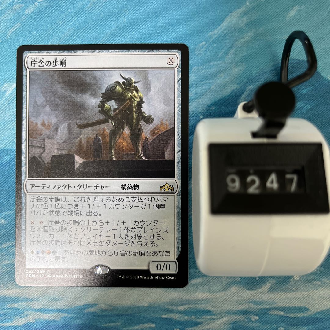 MTG 庁舎の歩哨
