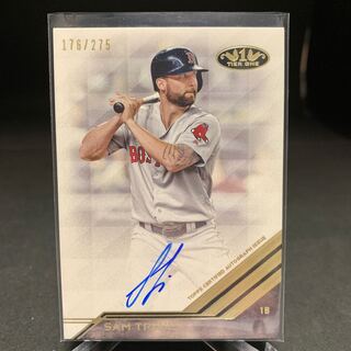 18 topps tierone Sam Travis auto /275