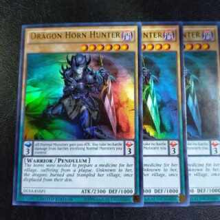 遊戯王 竜角の狩猟者 英語版ウルトラ限定 3枚