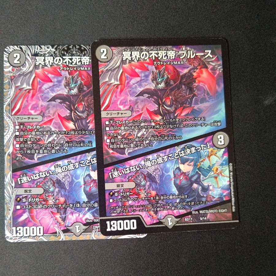 冥界の不死帝 ブルース|「迷いはない。俺の成すことは決まった」 2枚セット