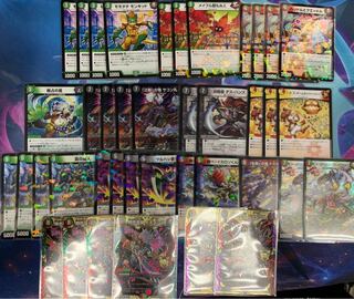 flat工房様作成カウンターモモキング　デュエマ　トレカ侍　デッキ販売