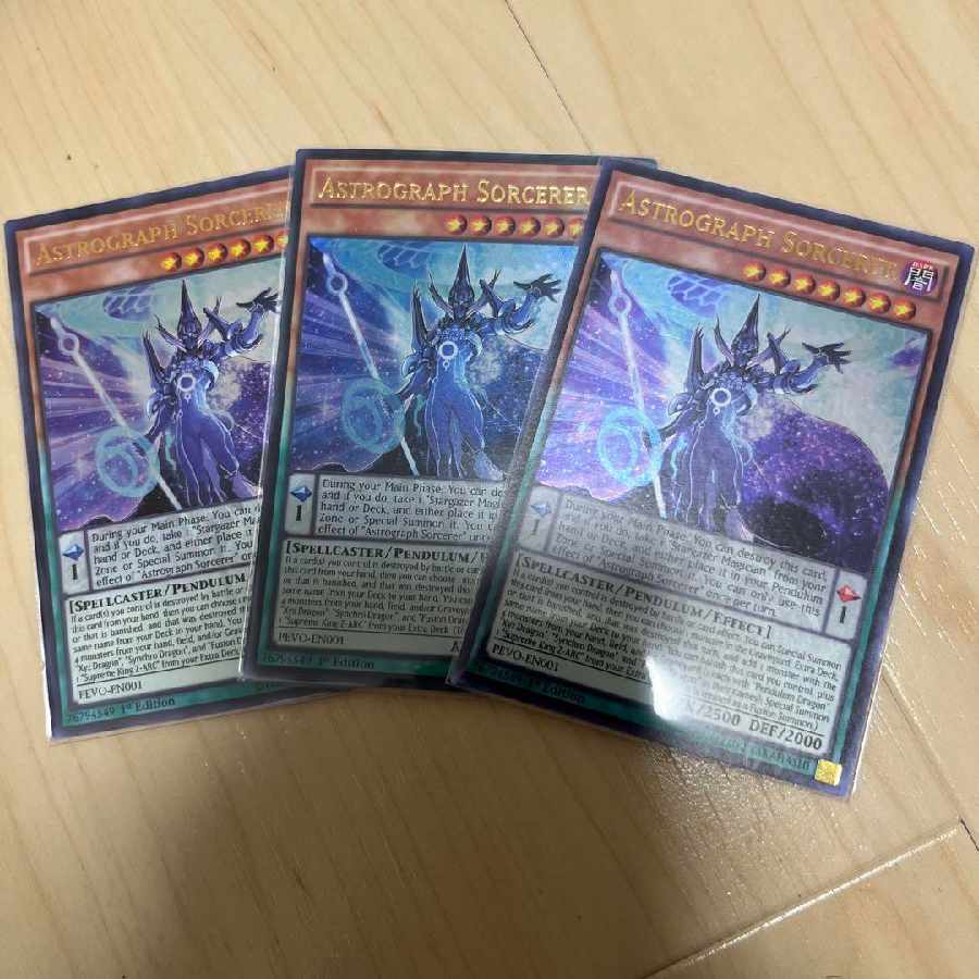 アストログラフマジシャン 英語版 3枚　1st［ 英語 英語版 遊戯王 ］