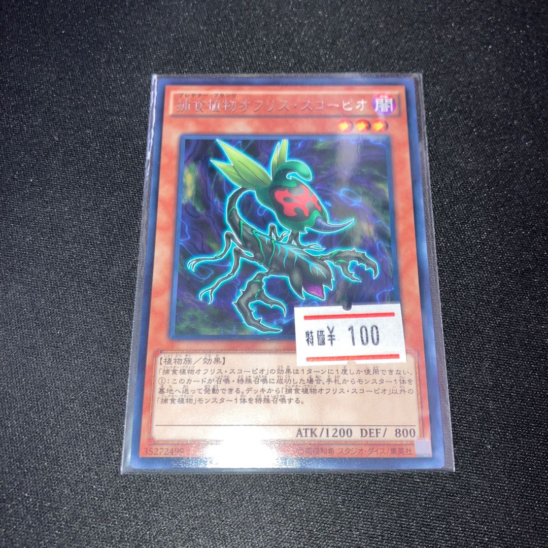 捕食植物オフリス・スコーピオ レア JP009 1枚 特価品