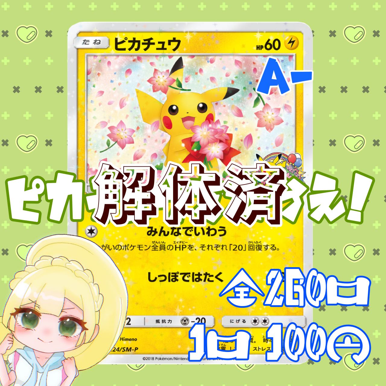 【解体済】ピカチュウをねらえ!【全260口】 1枚