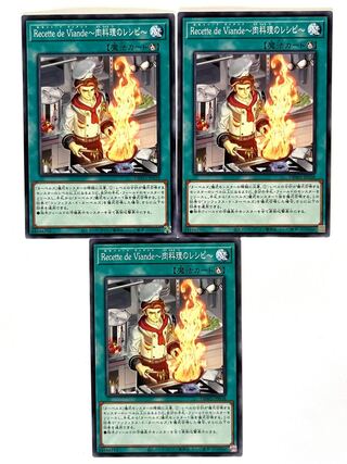 Recette de Viande～肉料理のレシピ【ノーマル】JP038 1枚