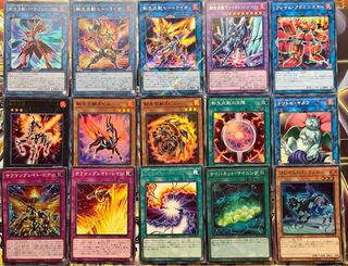 遊戯王 転生炎獣 サラマングレイト サイバース族 デッキパーツ 15枚セット