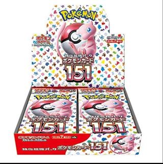シュリンク付　ポケモンカード151 3箱