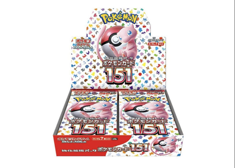 New, unopened Pokémon cards 151 2box