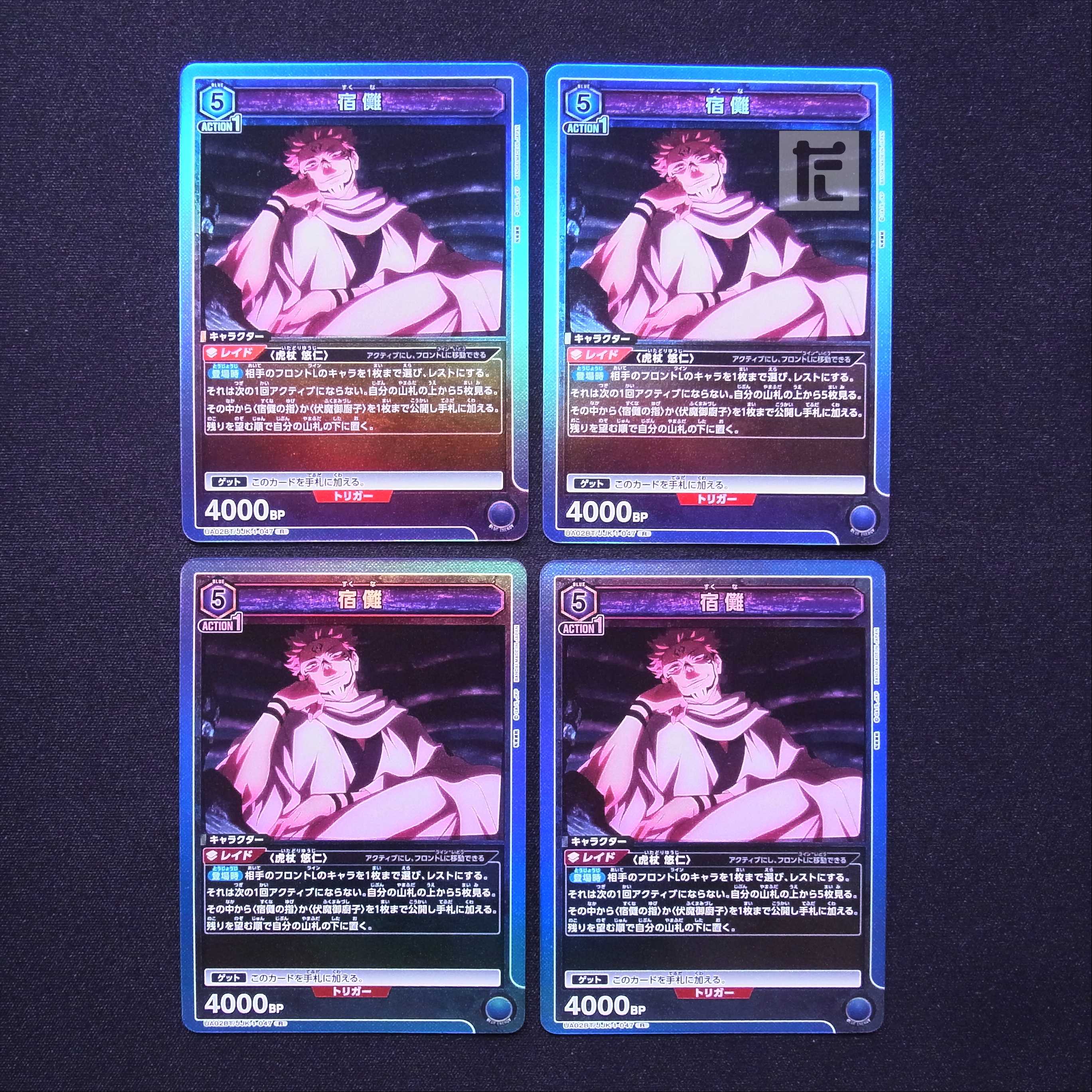 Shukusina R, set of 4 / Management:MS0603