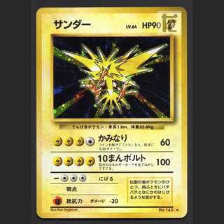 サンダー LV.64【エクセ】旧裏/管理:MP6292