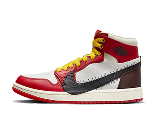 Teyana Taylor x Nike Wmns Air Jordan 1 High Zoom CMFT 2 "A Rose From Harlem" Gym Red/Black 23.5cm