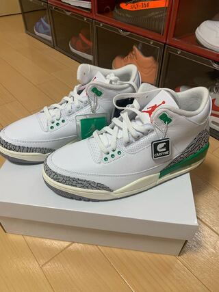 Nike Women's Air Jordan 3 Retro "Chansey Green" Chansey Green/Ho Wight 29cm