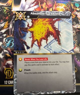 BATSPI SAGA Zekko Ice Shield BATTLE SPIRITS