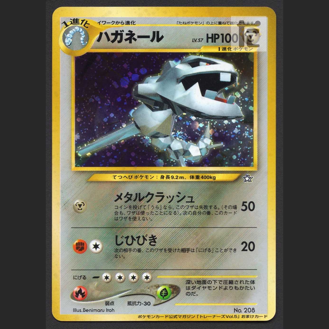 Steelix LV.57 [Plaid] old back trainers/managed by MP6457