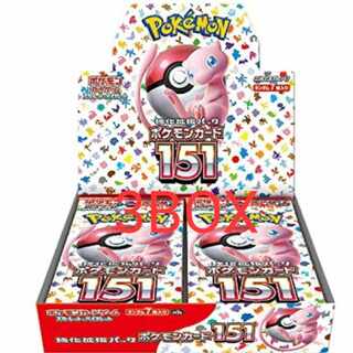 強化拡張パック「ポケモンカード151」　3BOX